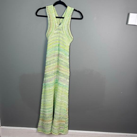 Zara Crochet Dress size small NWT Maxi rainbow Multicolored blogger favorite - Picture 14 of 16